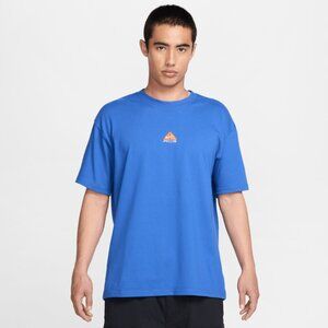 Nike ACG Short Sleeve T-Shirt Game Royal Blue Orange Size Small